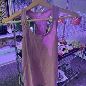 Lululemon pink/lilac swiftly tech racerback size 4